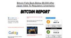 Desktop Screenshot of bitcoinreport.com