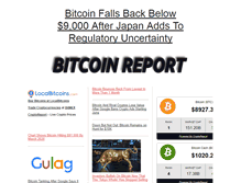 Tablet Screenshot of bitcoinreport.com